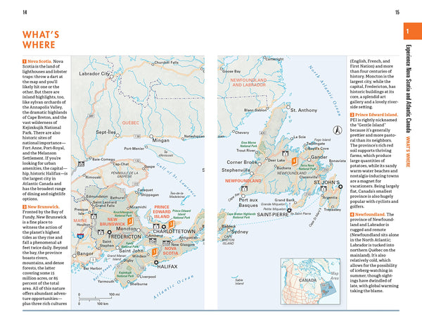Fodor's Nova Scotia & Atlantic Canada: With New Brunswick, Prince Edward Island & Newfoundland (Full-color Travel Guide) [Paperback] Fodor's Travel Guides - Wide World Maps & MORE!