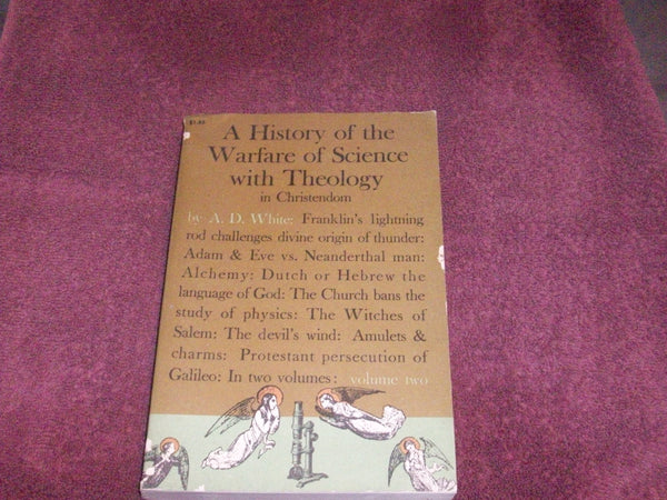 A History of The Warfare Of Science With Theology [Hardcover] White, Andrew - Wide World Maps & MORE!