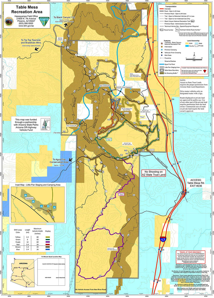 Table Mesa Recreation Area Jumbo Wall Map Paper/Non-Laminated - Wide World Maps & MORE! - Map - Wide World Maps & MORE! - Wide World Maps & MORE!