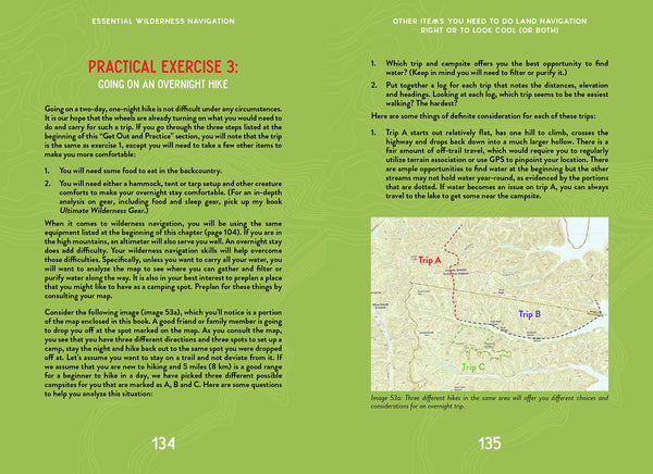 Essential Wilderness Navigation: A Real-World Guide to Finding Your Way Safely in the Woods With or Without A Map, Compass or GPS - Wide World Maps & MORE!