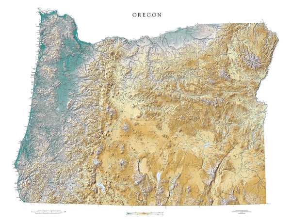 Raven Wall Map for the State of Oregon - Paper - Wide World Maps & MORE! - Book - Wide World Maps & MORE! - Wide World Maps & MORE!