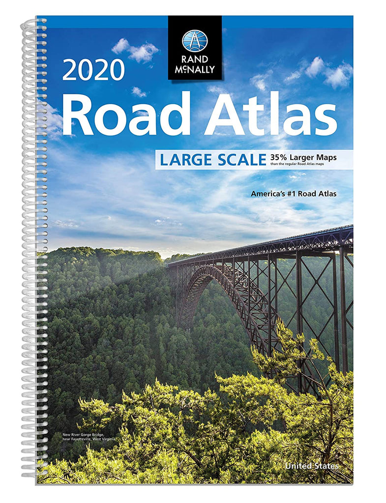 [Rand McNally]-Rand McNally 2020 Large Scale Road Atlas (Spiral-Bound) - Wide World Maps & MORE! - Office Product - ArtWorld - Wide World Maps & MORE!