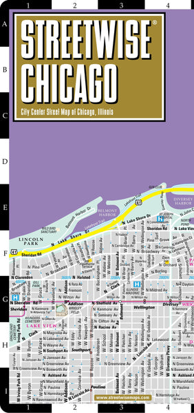 Streetwise Chicago Map - Laminated City Center Street Map of Chicago, Illinois - Folding pocket size travel map with CTA, Metra map  (Streetwise Maps) - Wide World Maps & MORE! - Book - Brand: Streetwise Maps - Wide World Maps & MORE!