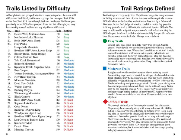 ATV Trails Guide Arizona: Phoenix Region - Wide World Maps & MORE!