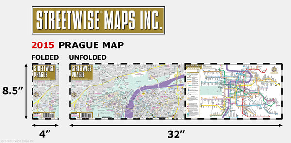 Streetwise Prague Map - Laminated City Center Street Map of Prague, Czech Republic - Wide World Maps & MORE! - Book - StreetWise - Wide World Maps & MORE!