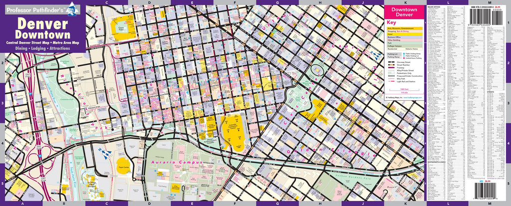 Denver Downtown - Wide World Maps & MORE! - Book - Wide World Maps & MORE! - Wide World Maps & MORE!