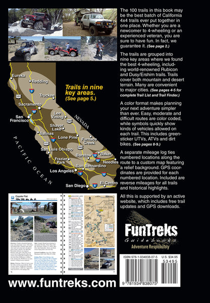 Guide to California Backroads & 4-Wheel Drive Trails - Wide World Maps & MORE! - Book - FunTreks Guidebooks - Wide World Maps & MORE!