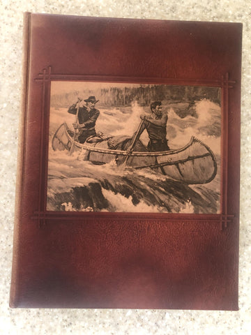 America's Great Outdoors: The Story of the Eternal Romance Between Man and Nature [Leather Bound] Bashline, L. James and Saults, Dan, Illustrated by Harrison, George H. and Harrison, George H. - Wide World Maps & MORE!