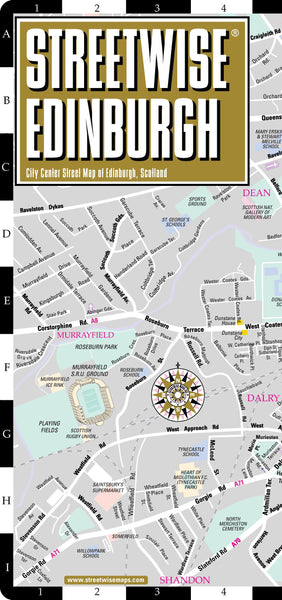 Streetwise Edinburgh Map - Laminated City Center Street Map of Edinburgh, Scotland (Streetwise (Streetwise Maps)) - Wide World Maps & MORE! - Book - Wide World Maps & MORE! - Wide World Maps & MORE!