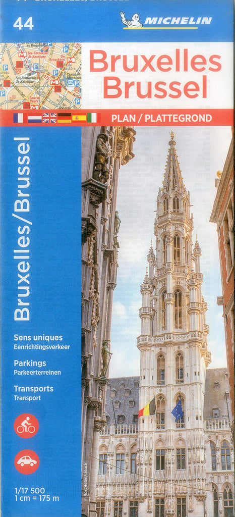 Michelin Brussels Map 44 - Wide World Maps & MORE! - Map - Michelin Travel & Lifestyle - Wide World Maps & MORE!