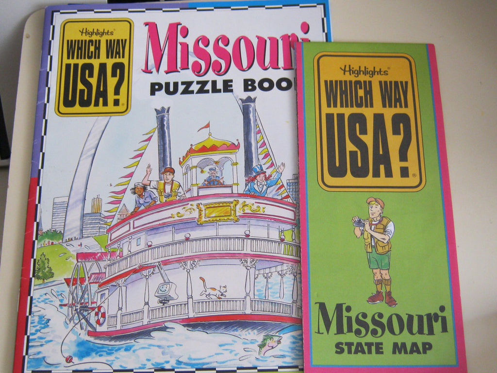 Missouri Puzzle Book + Map - Wide World Maps & MORE! - Book - Wide World Maps & MORE! - Wide World Maps & MORE!