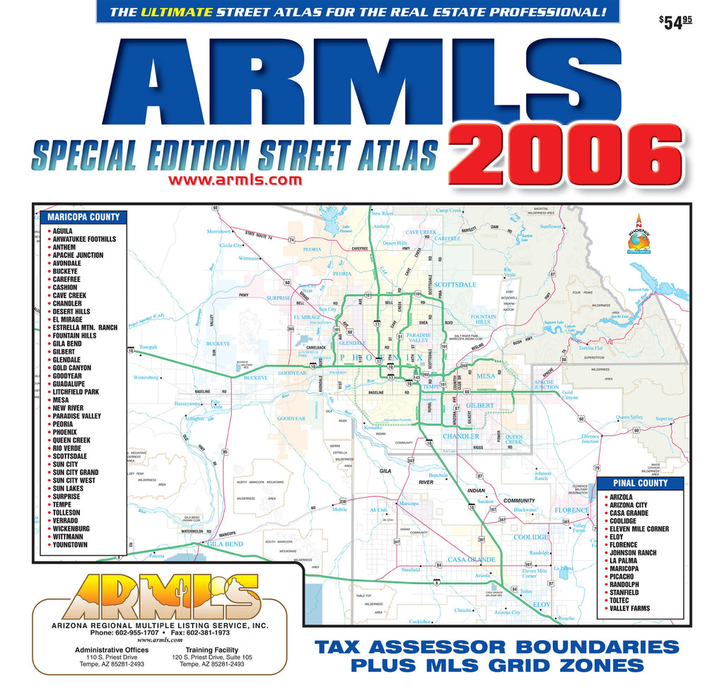 ARMLS Special Edition Street Atlas [Ring-bound] Arizona Regional Multiple Listing Service; Wide World of Maps and Phoenix Mapping Service - Wide World Maps & MORE!