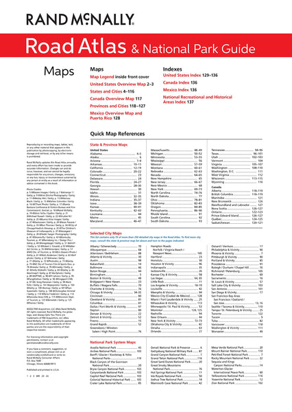 Rand McNally 2023 Road Atlas & National Park Guide (Rand McNally Road Atlas & National Park Guide) [Spiral-bound] Rand McNally - Wide World Maps & MORE!