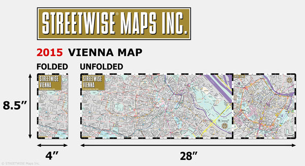 Streetwise Vienna Map - Laminated City Center Street Map of Vienna, Austria - Wide World Maps & MORE! - Book - Brand: Streetwise Maps - Wide World Maps & MORE!