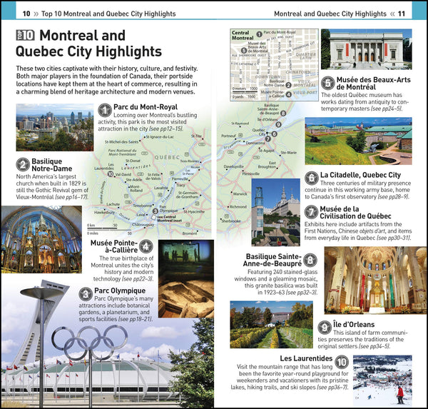 Top 10 Montreal and Quebec City (DK Eyewitness Travel Guide) - Wide World Maps & MORE! - Book - Wide World Maps & MORE! - Wide World Maps & MORE!