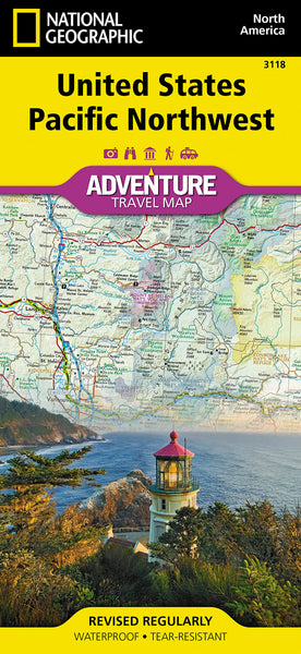 United States, Pacific Northwest Map (National Geographic Adventure Map, 3118) [Map] National Geographic Maps - Adventure - Wide World Maps & MORE!