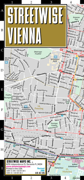 Streetwise Vienna City Center Street Map Streetwise Maps - Wide World Maps & MORE!