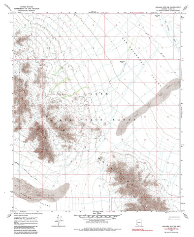 MOHAWK MTS SE, Arizona 7.5' - Wide World Maps & MORE! - Map - Wide World Maps & MORE! - Wide World Maps & MORE!