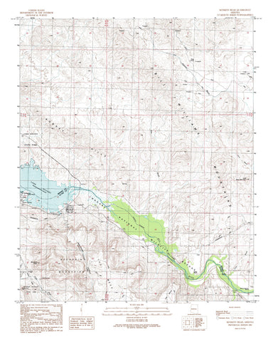 MONKEYS HEAD, Arizona 7.5' - Wide World Maps & MORE! - Map - Wide World Maps & MORE! - Wide World Maps & MORE!