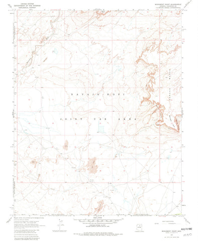 MONUMENT POINT, Arizona (7.5'×7.5' Topographic Quadrangle) - Wide World Maps & MORE! - Map - Wide World Maps & MORE! - Wide World Maps & MORE!