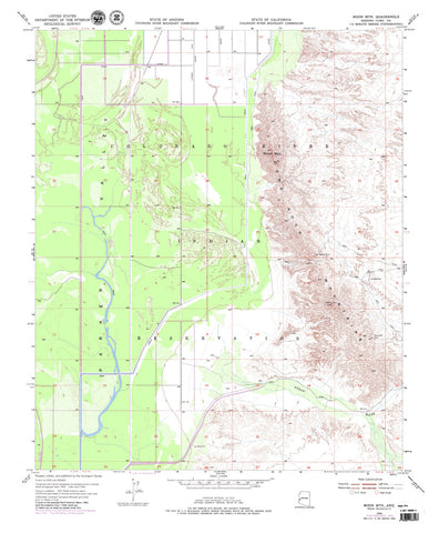 MOON MTN, Arizona 7.5' - Wide World Maps & MORE! - Book - Wide World Maps & MORE! - Wide World Maps & MORE!