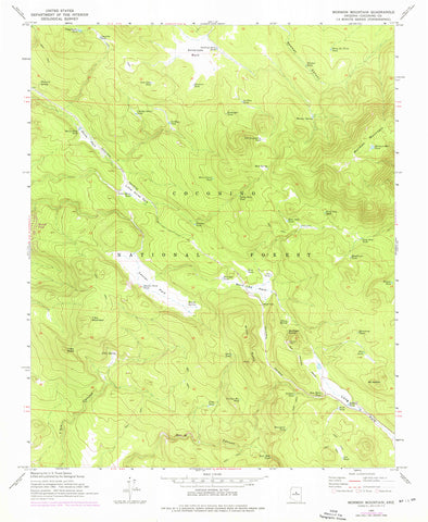 Mormon Mountain, Arizona (7.5'×7.5' Topographic Quadrangle) - Wide World Maps & MORE! - Map - Wide World Maps & MORE! - Wide World Maps & MORE!