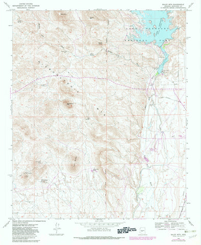 Baldy Mountain, Arizona (7.5'×7.5' Topographic Quadrangle) - Wide World Maps & MORE!