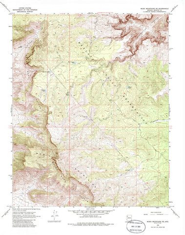 MUSIC MOUNTAINS NE, Arizona 7.5' - Wide World Maps & MORE! - Map - Wide World Maps & MORE! - Wide World Maps & MORE!