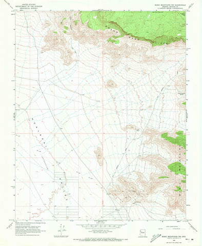 MUSIC MOUNTAINS NW, Arizona 7.5' - Wide World Maps & MORE! - Map - Wide World Maps & MORE! - Wide World Maps & MORE!