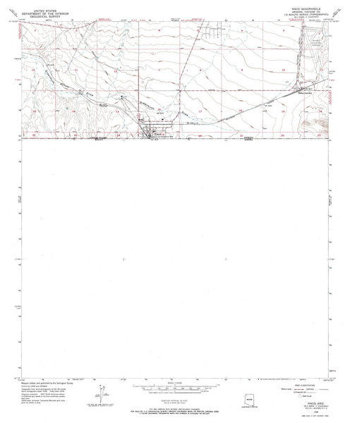 NACO, Arizona 7.5' - Wide World Maps & MORE! - Map - Wide World Maps & MORE! - Wide World Maps & MORE!