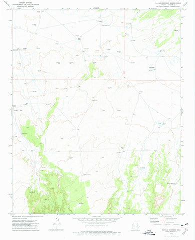 NAVAJO SPRINGS, Arizona (7.5'×7.5' Topographic Quadrangle) - Wide World Maps & MORE! - Map - Wide World Maps & MORE! - Wide World Maps & MORE!