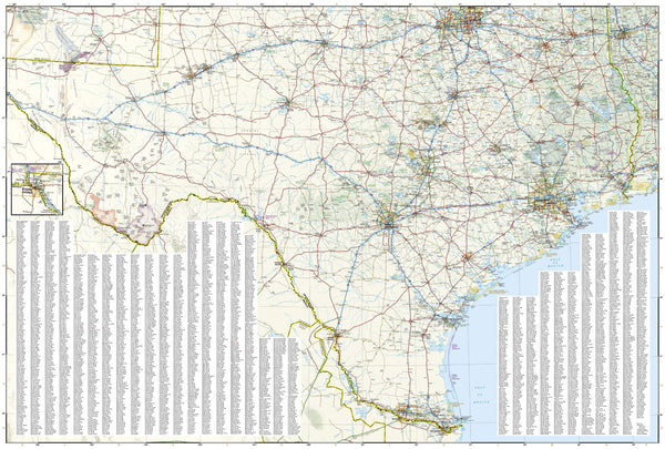 United States, Texas and Oklahoma Map (National Geographic Adventure Map, 3123) [Map] National Geographic Maps - Wide World Maps & MORE!