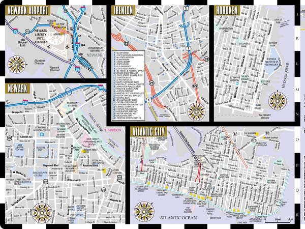 Streetwise New Jersey Map - Laminated State Road Map of New Jersey - Wide World Maps & MORE! - Book - StreetWise - Wide World Maps & MORE!