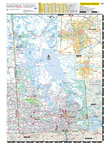 Rand McNally 2024 Deluxe Motor Carriers' Road Atlas (Rand McNally Motor Carriers' Road Atlas) [Paperback] Rand McNally - Wide World Maps & MORE!