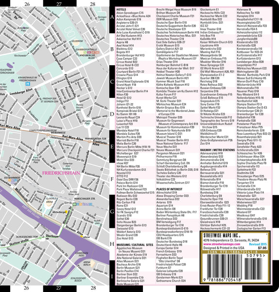 Streetwise Berlin Map - Laminated City Center Street Map of Berlin, Germany - Folding pocket size travel map with metro map including S-Bahn and U-Bahn - Wide World Maps & MORE! - Book - StreetWise - Wide World Maps & MORE!