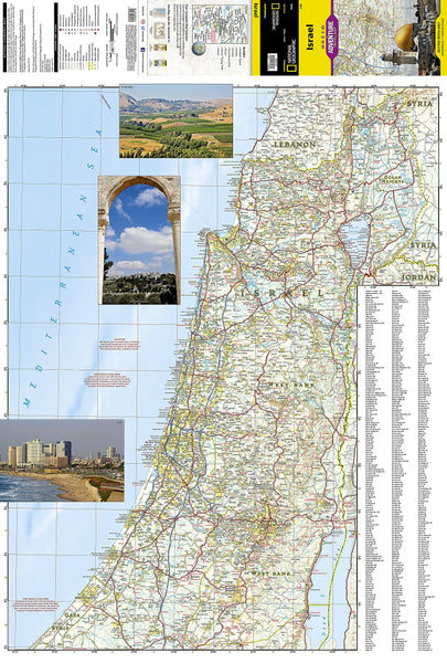 Israel Map (National Geographic Adventure Map, 3208) [Map] National Geographic Maps - Wide World Maps & MORE!