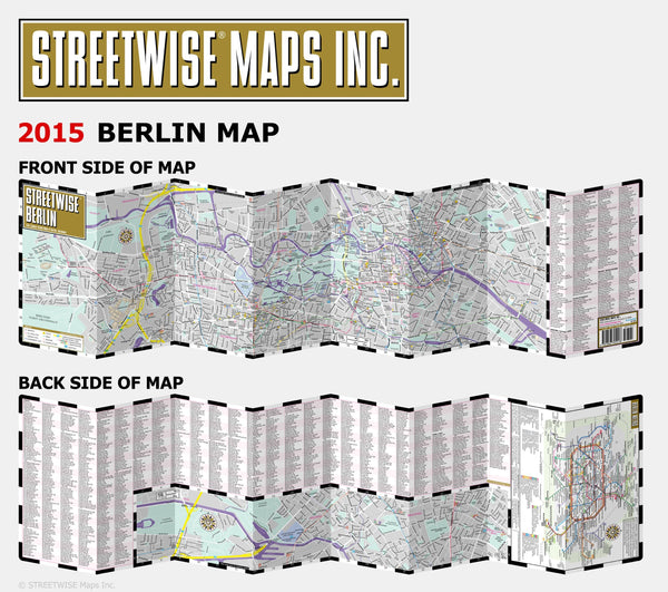 Streetwise Berlin Map - Laminated City Center Street Map of Berlin, Germany - Folding pocket size travel map with metro map including S-Bahn and U-Bahn - Wide World Maps & MORE! - Book - StreetWise - Wide World Maps & MORE!