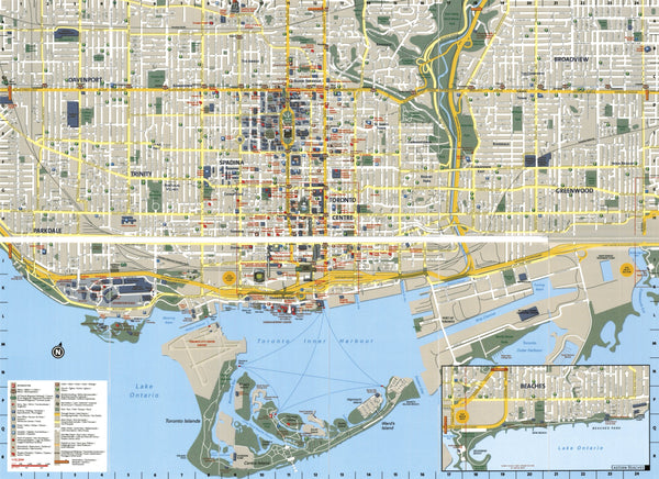 Toronto Destination Map (National Geographic) - Wide World Maps & MORE!