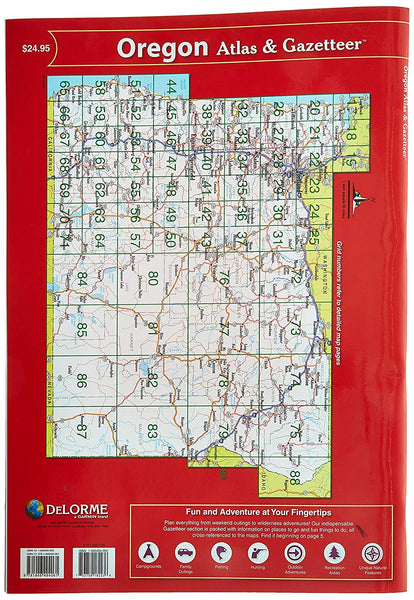 2017 Garmin DeLorme Paper Maps- Oregon Atlas & Gazetteer (010-12657-00) - Wide World Maps & MORE! - Map - Garmin - Wide World Maps & MORE!