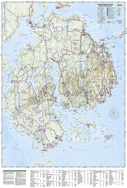 Acadia National Park (National Geographic Trails Illustrated Map, 212) - Wide World Maps & MORE!