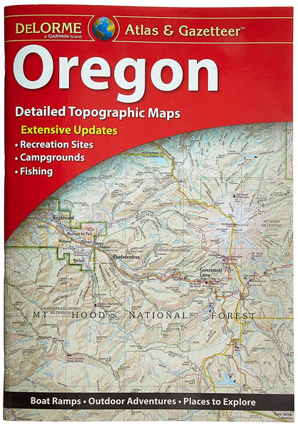 2017 Garmin DeLorme Paper Maps- Oregon Atlas & Gazetteer (010-12657-00) - Wide World Maps & MORE! - Map - Garmin - Wide World Maps & MORE!