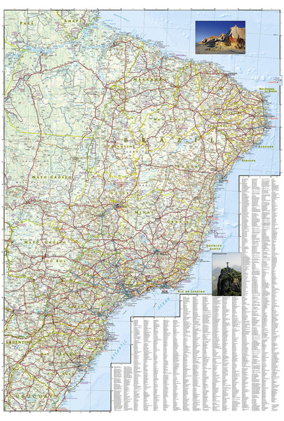 Brazil (National Geographic Adventure Map, 3401) - Wide World Maps & MORE!