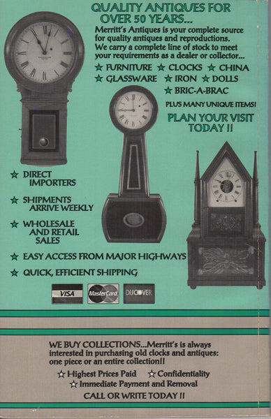 Merritt's Antiques 1995 - 1996 Catalog of Books, Tools and Clock Repair Supplies [Paperback] Merritt's Antiques - Wide World Maps & MORE!