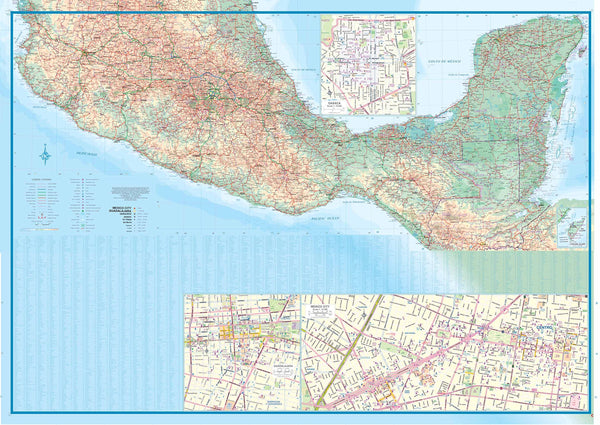 Mexico Travel Reference Map 1:2M Waterproof - Wide World Maps & MORE!