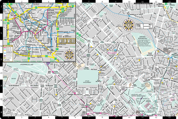 Streetwise Milan Map - Laminated City Center Street Map of Milan, Italy - Folding pocket size travel map with metro map - Wide World Maps & MORE! - Book - Brand: Streetwise Maps - Wide World Maps & MORE!