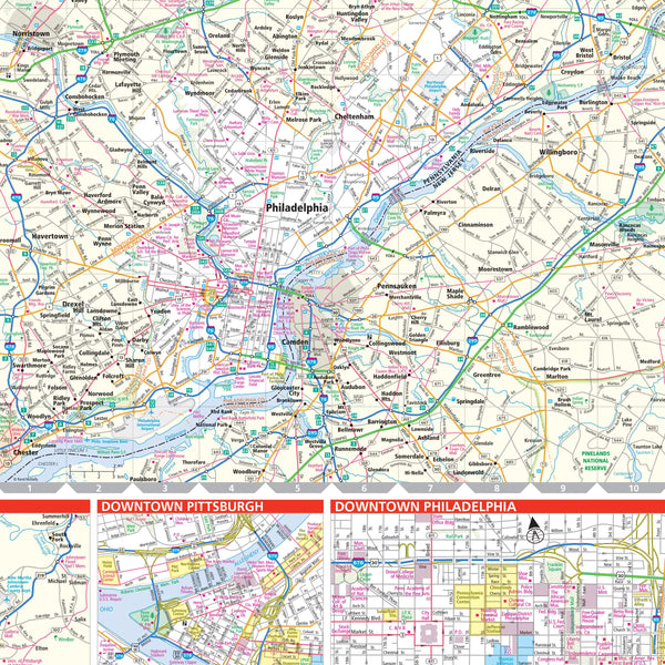 Rand McNally Easy to Read Folded Map: Pennsylvania State Map [Map] Rand McNally - Wide World Maps & MORE!