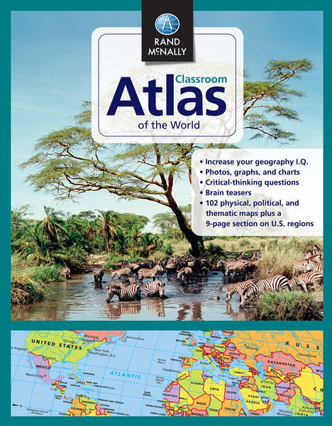 Rand McNally Classroom Atlas of the World - Wide World Maps & MORE! - Book - Wide World Maps & MORE! - Wide World Maps & MORE!