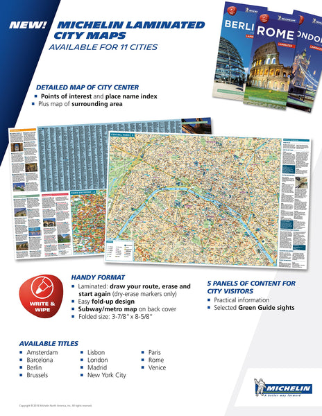 Madrid Street Map - Laminated - Wide World Maps & MORE!