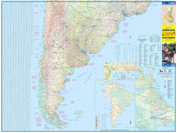 South America Travel Reference Map 1:4M - Wide World Maps & MORE! - Map - ITMB Publishing, Ltd. - Wide World Maps & MORE!