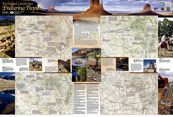 National Geographic Destination Map of the Four Corners Region - Wide World Maps & MORE!